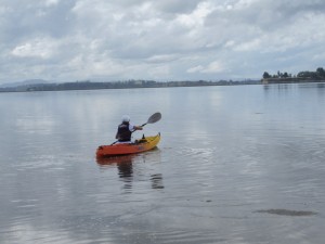 Val in a Kayak