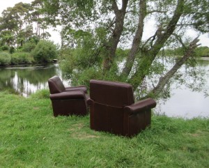 Arm Chairs by Lake