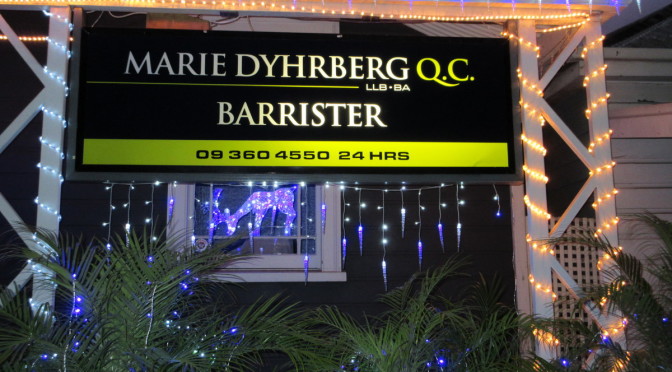 Barrister in Franklin Road, Auckland