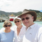On the Littleton to Diamond Harbour Ferry with Beth