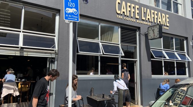 Cafe L’Affare, Wellington